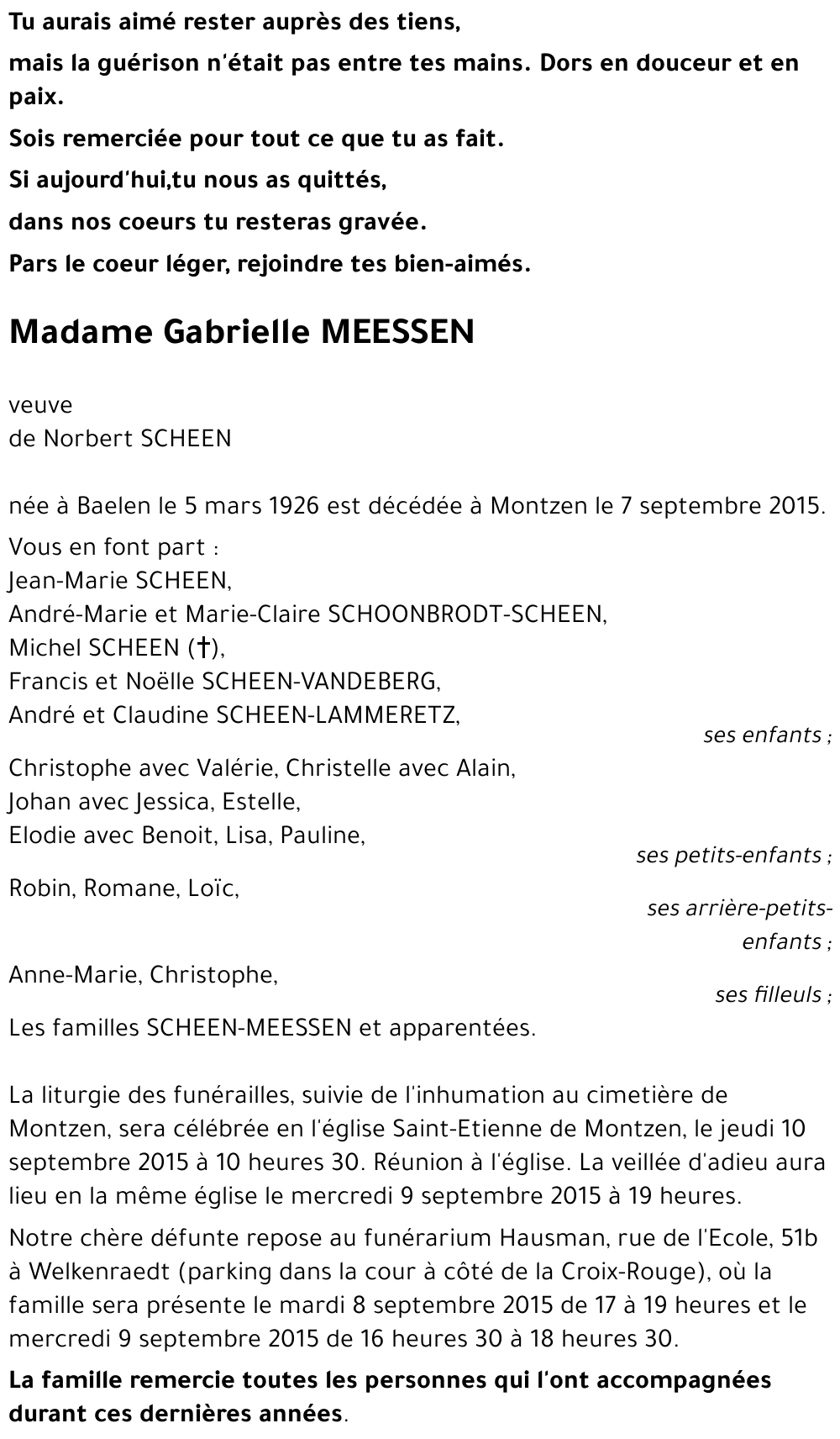Gabrielle MEESSEN