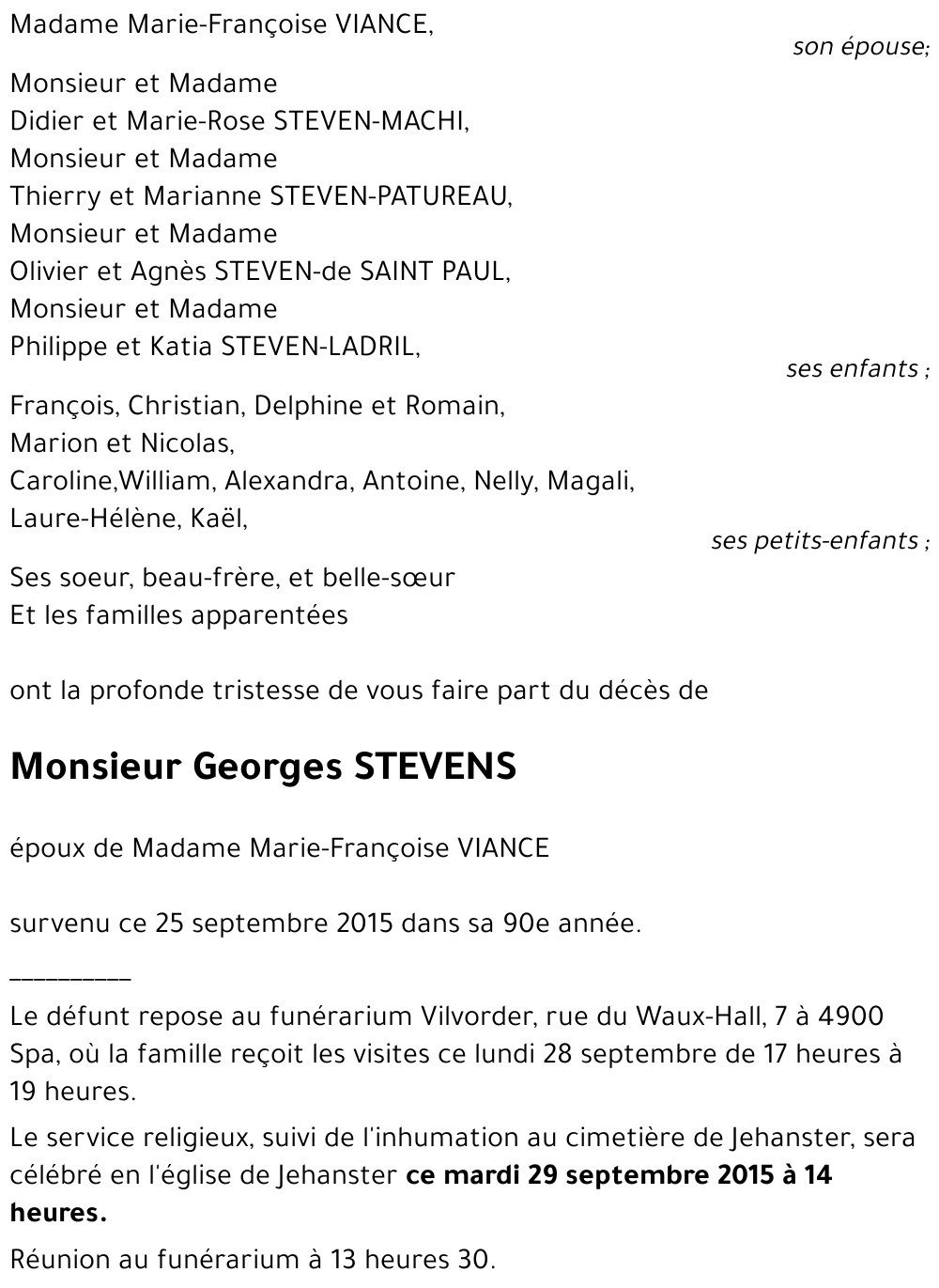 Georges STEVENS