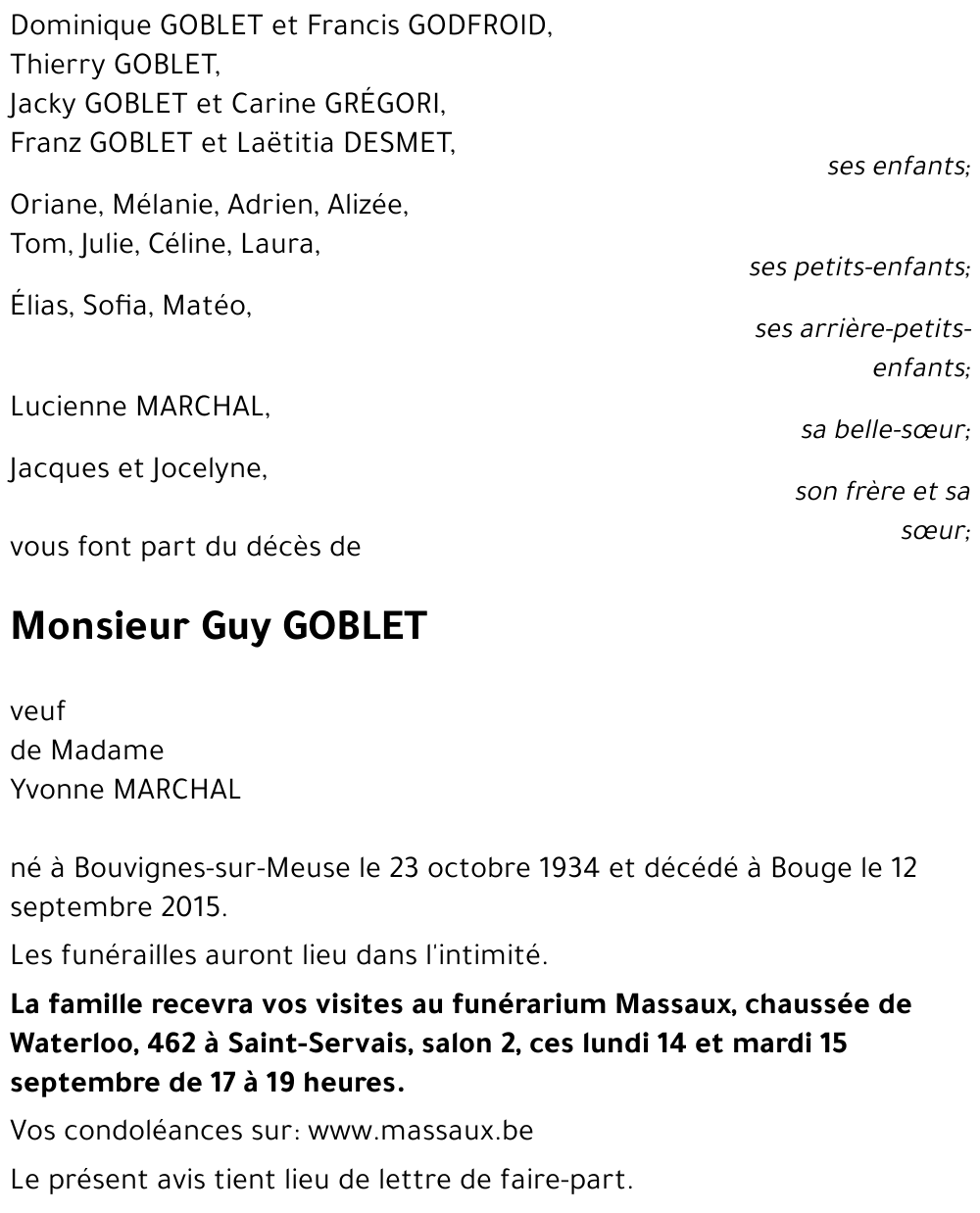 Guy GOBLET