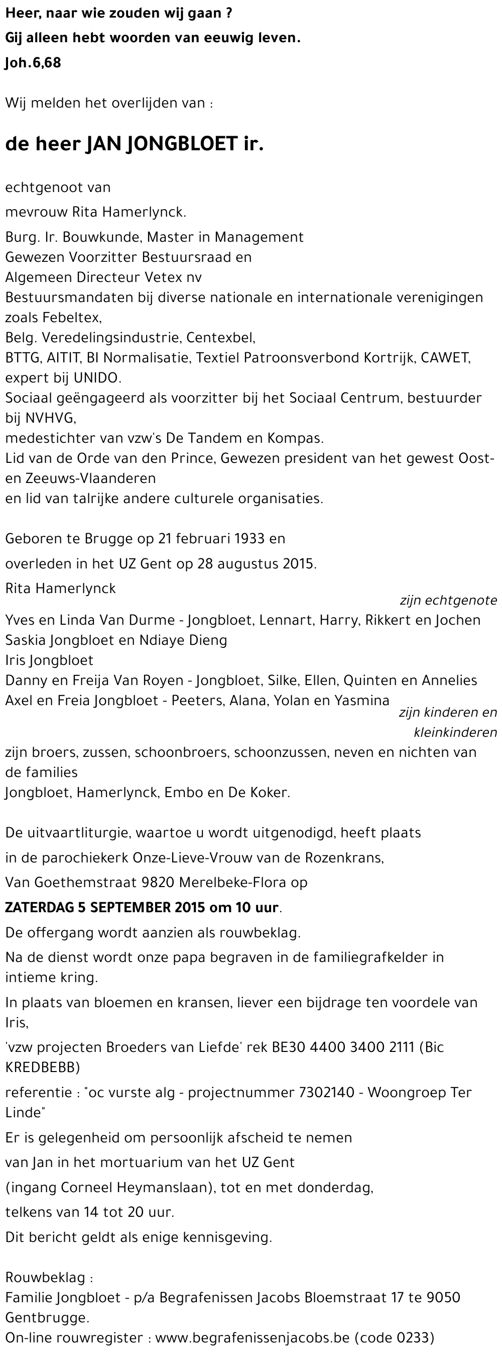 Jan Jongbloet ir.