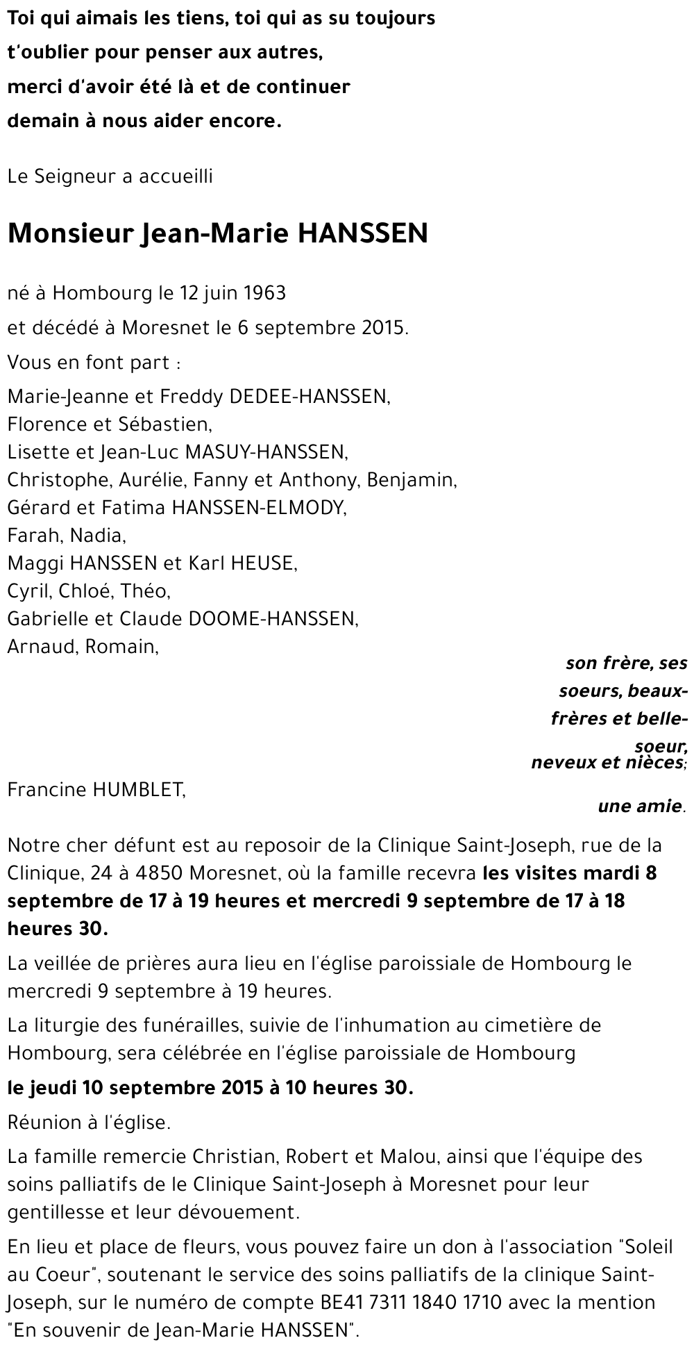 Jean-Marie HANSSEN