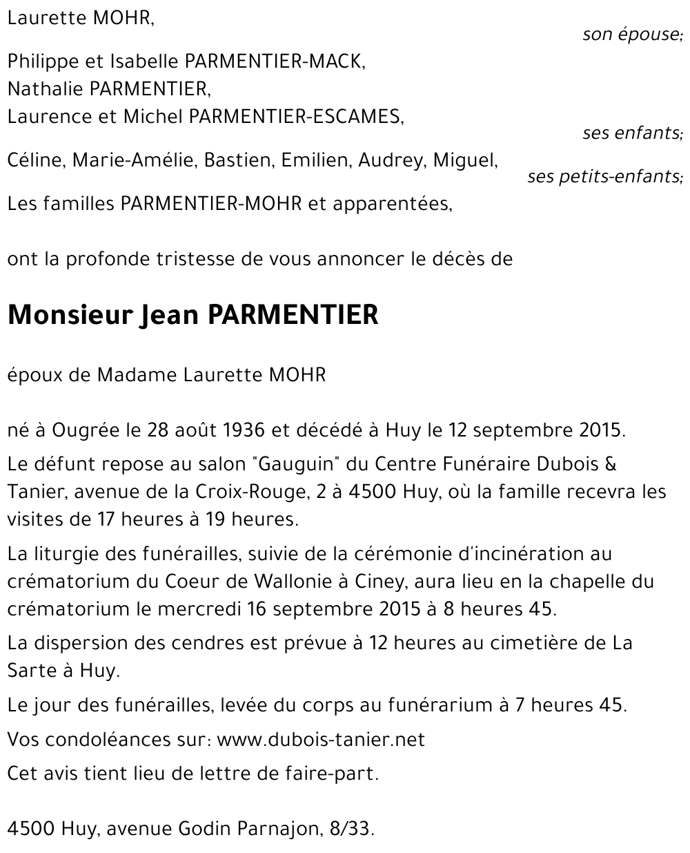 Jean PARMENTIER