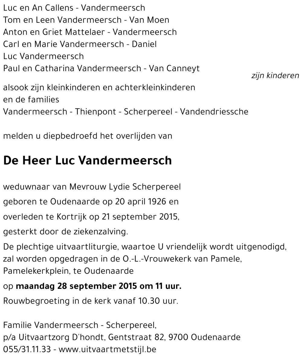 Luc Vandermeersch