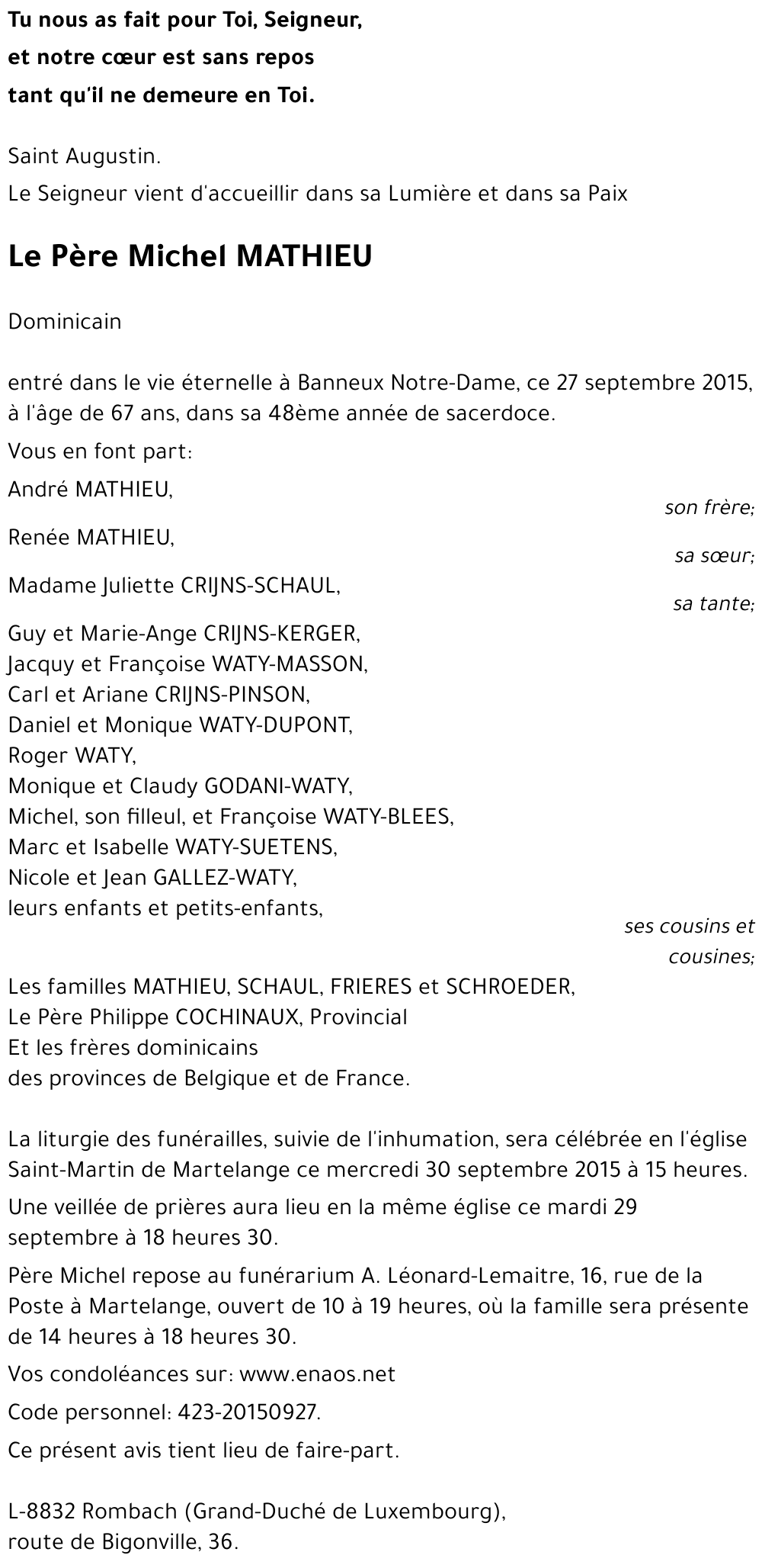Michel MATHIEU