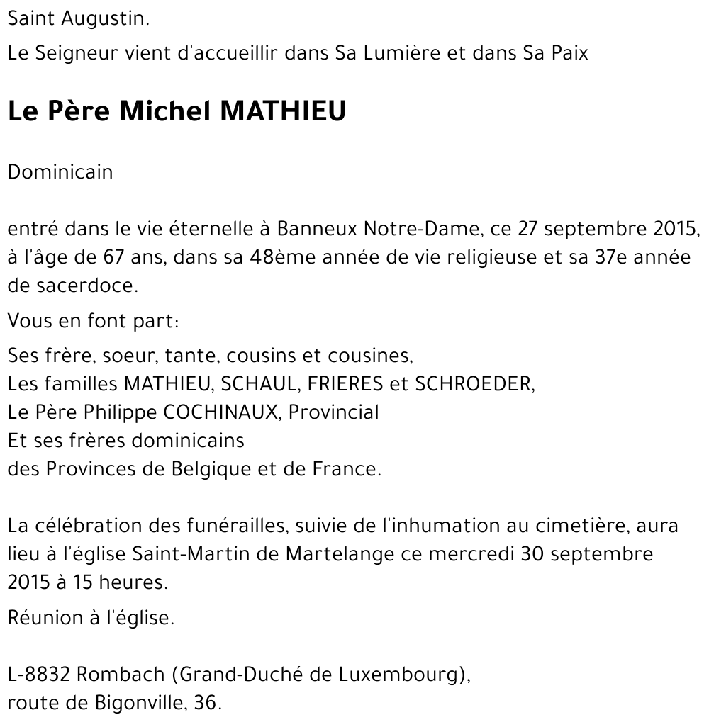 Michel MATHIEU