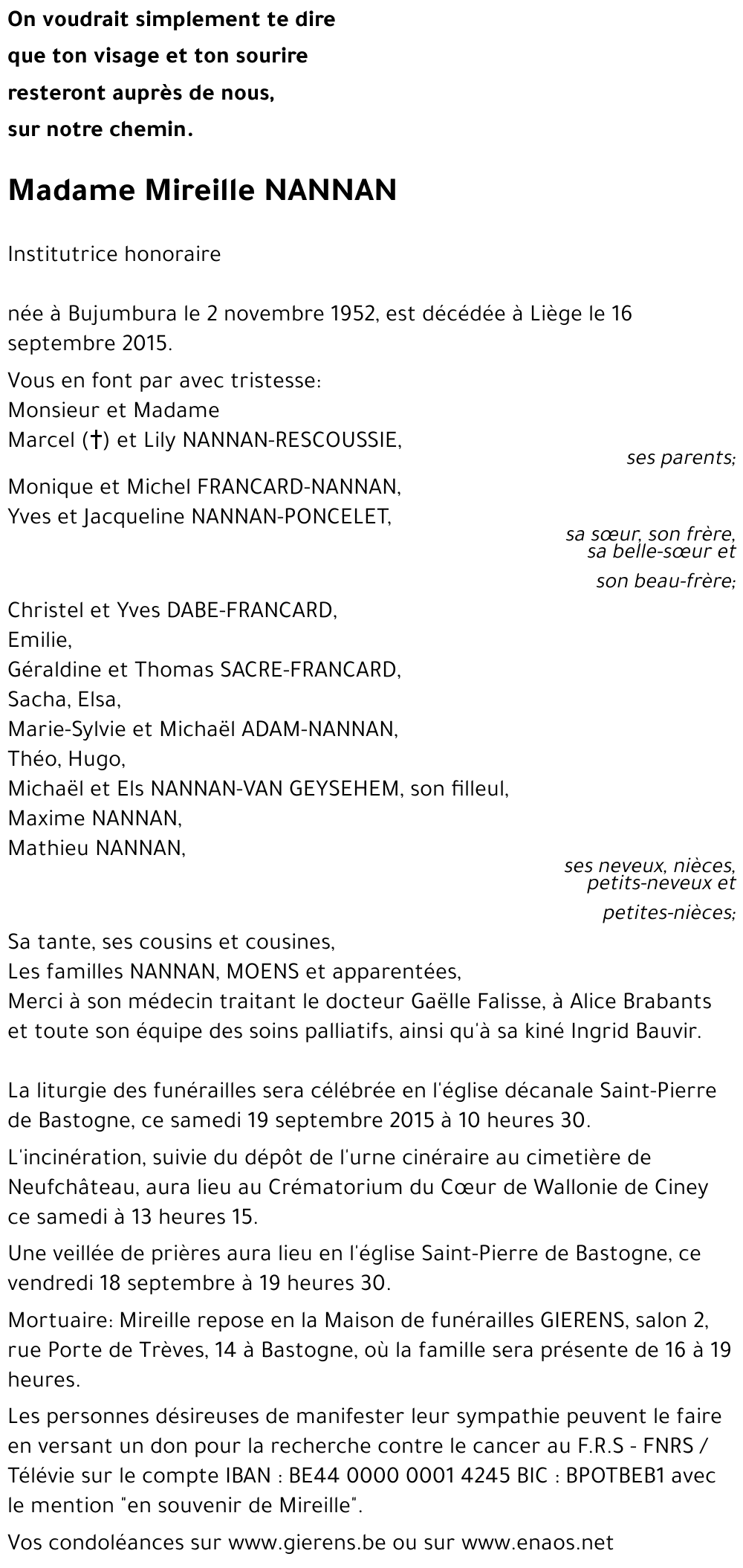 Mireille NANNAN