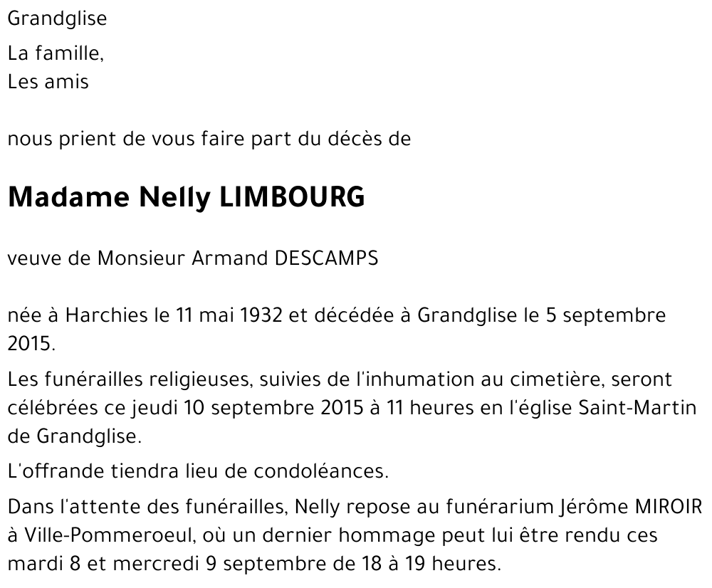 Nelly LIMBOURG