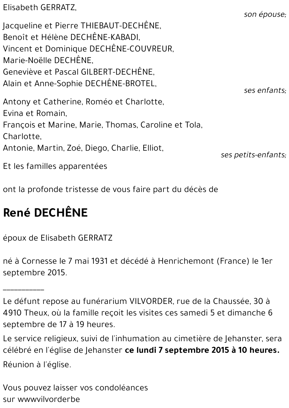 René DECHÊNE