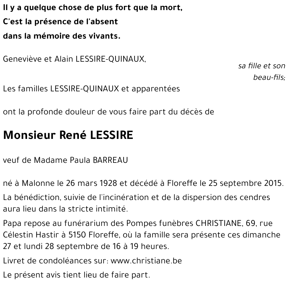 René LESSIRE