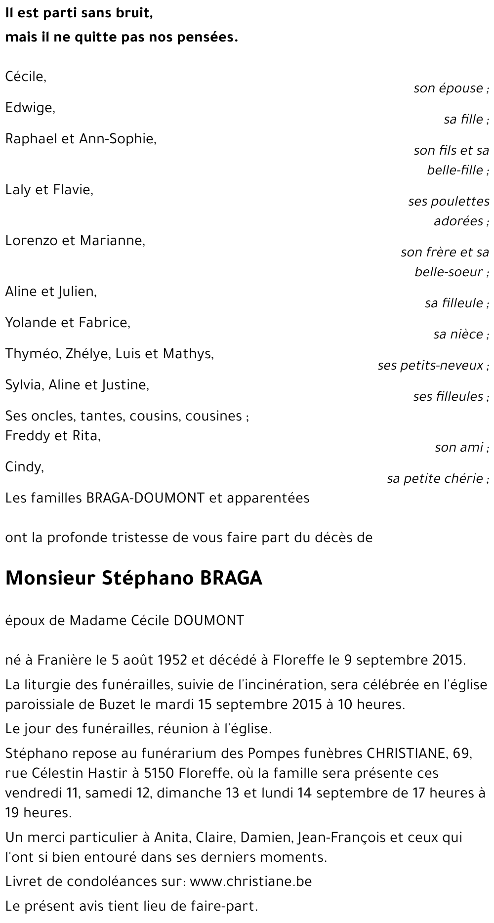 Stéphano BRAGA
