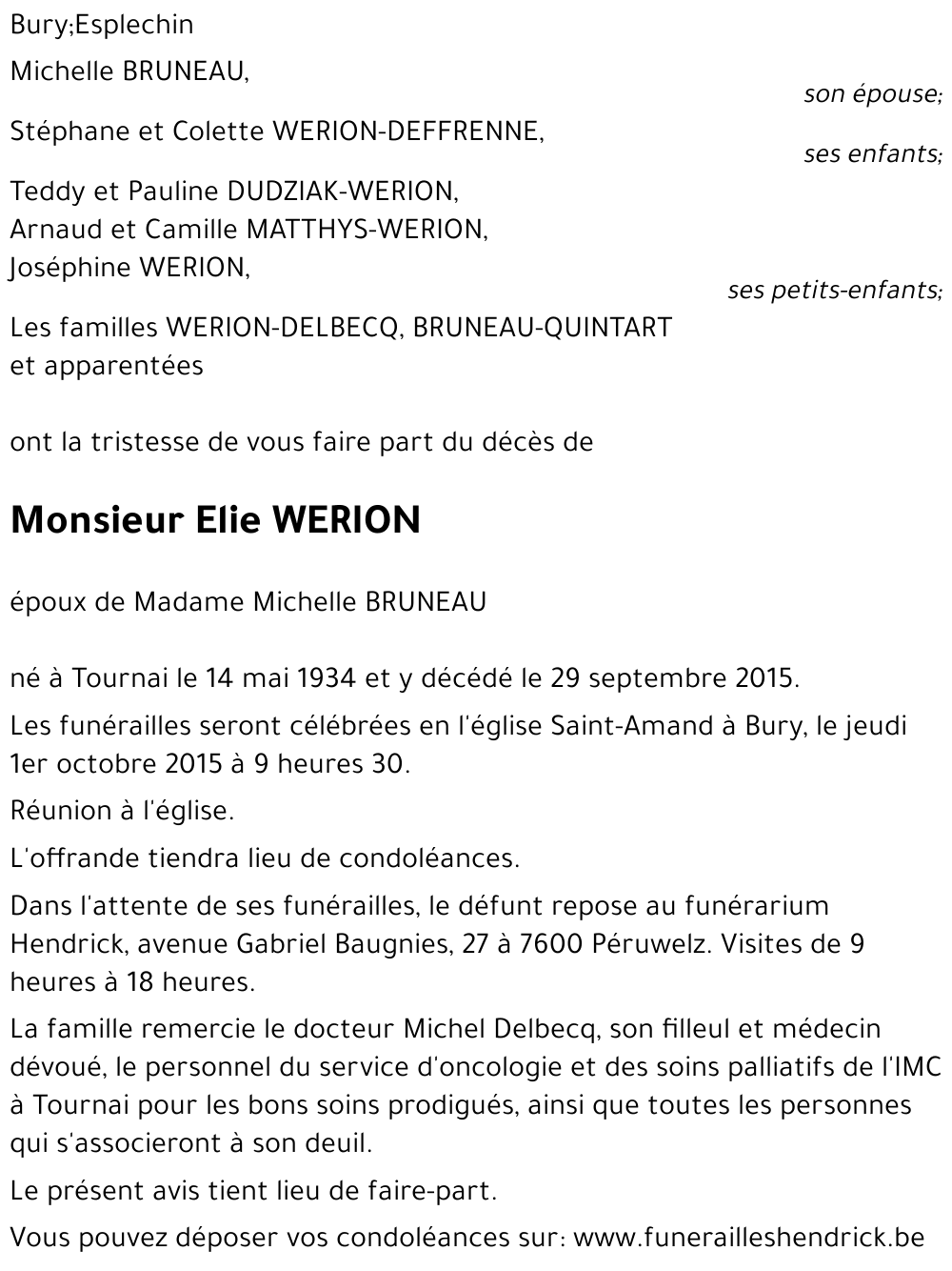 WERION Elie