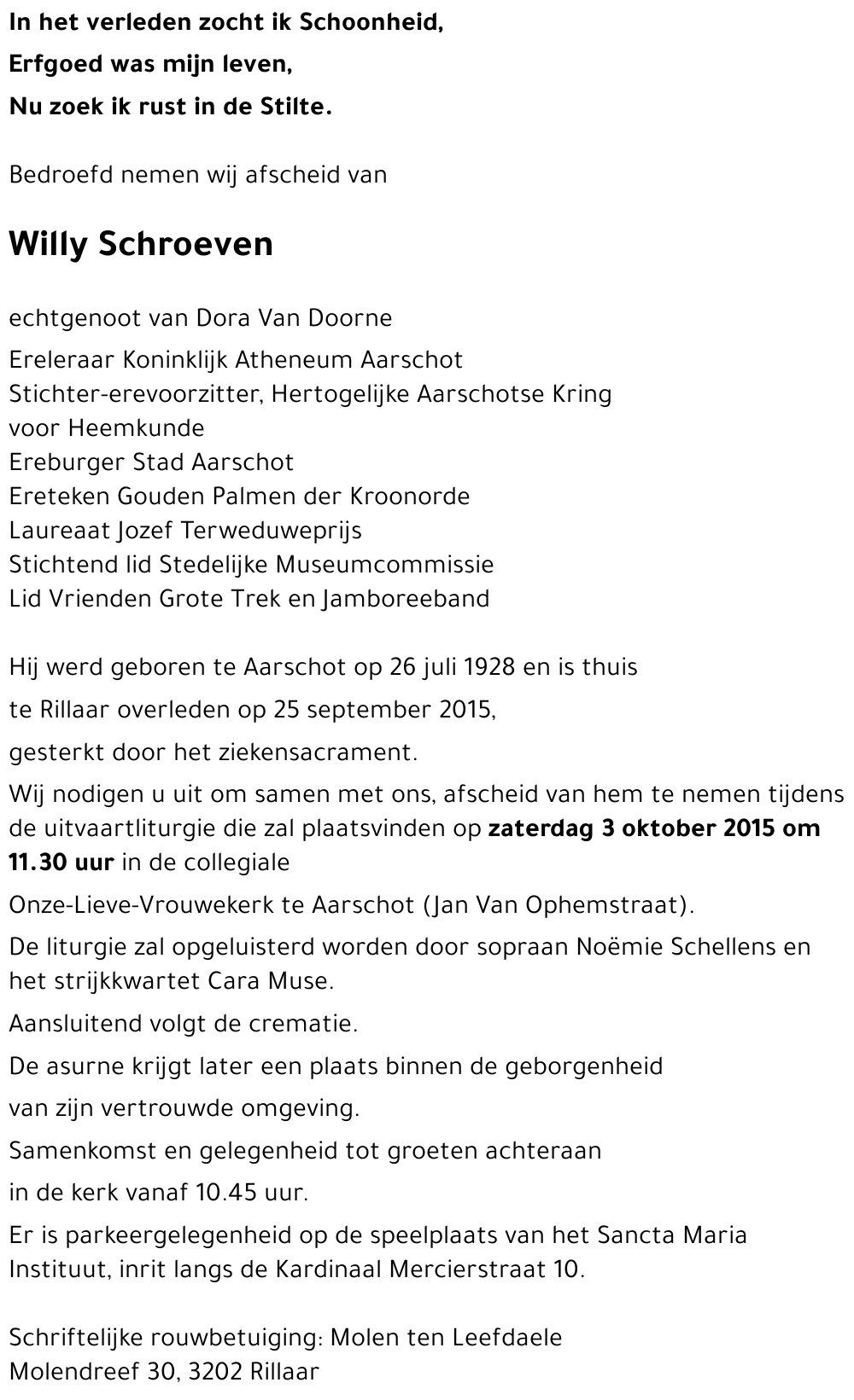 Willy Schroeven
