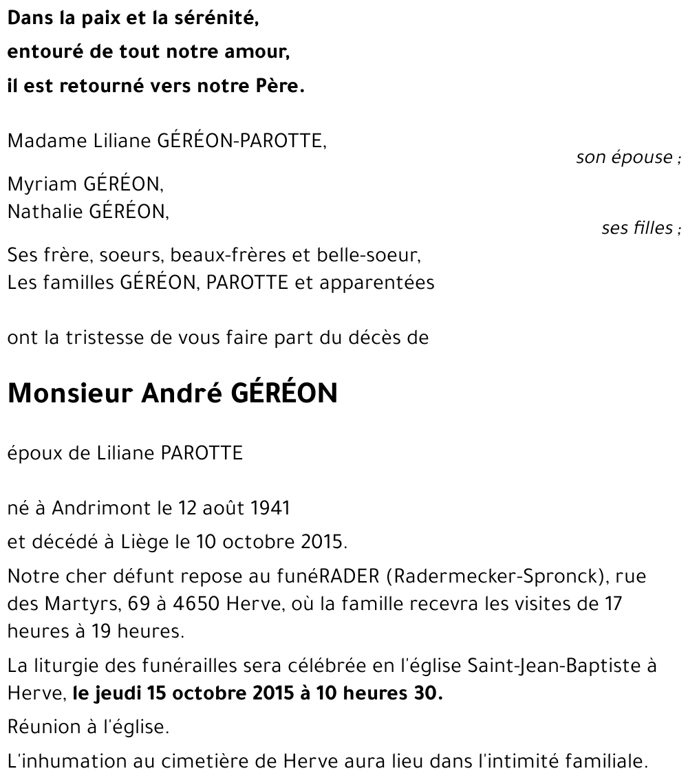 André GEREON