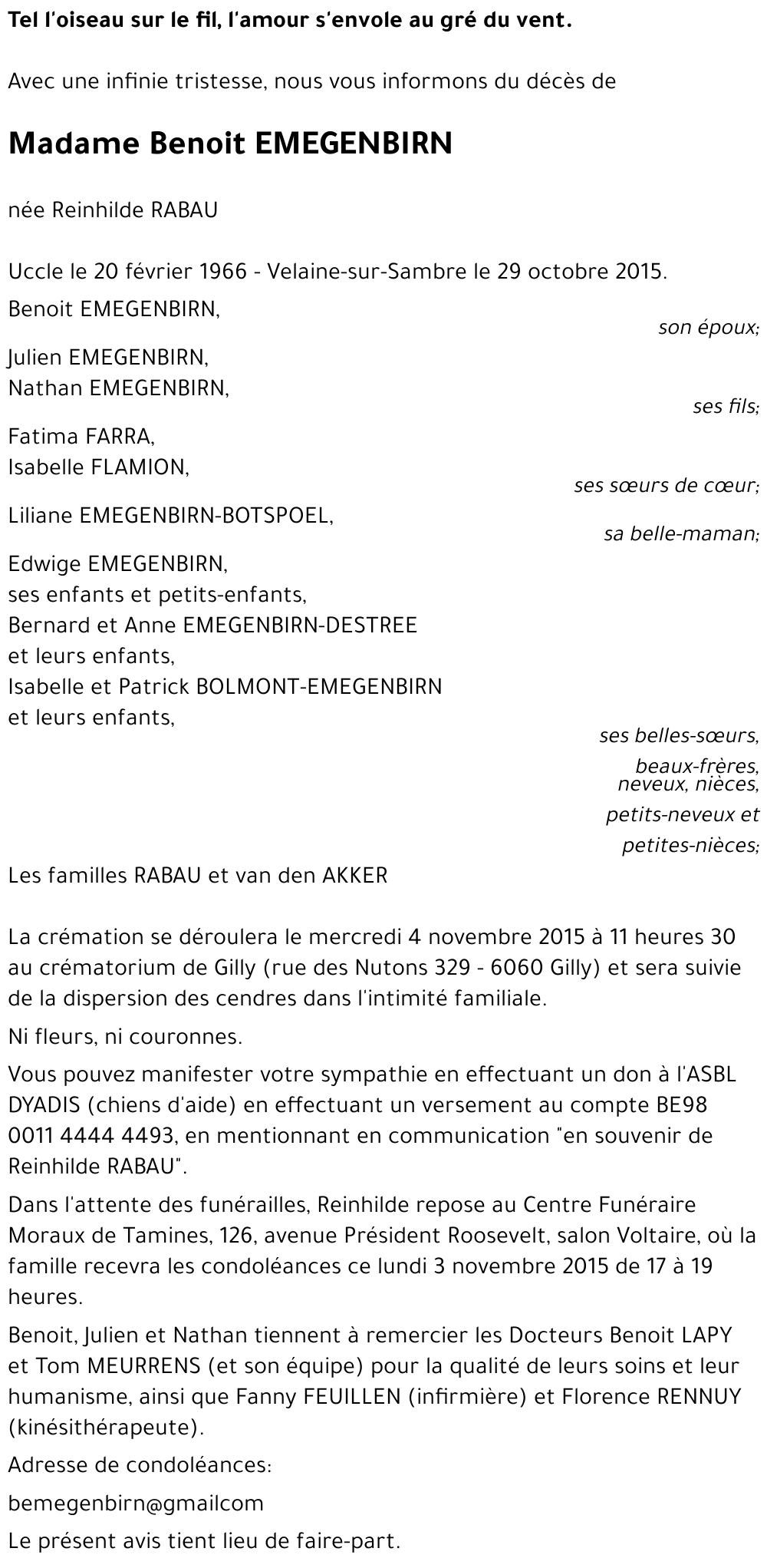 Benoit EMEGENBIRN