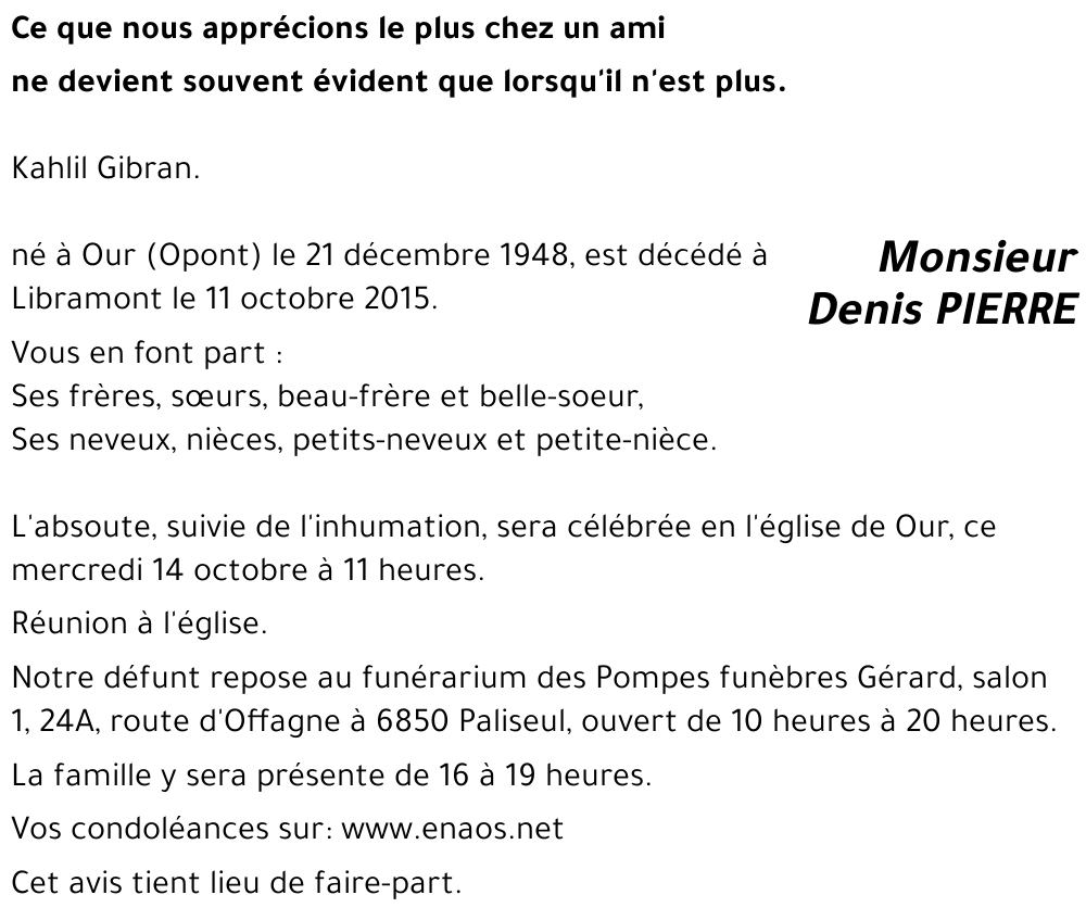 Denis PIERRE