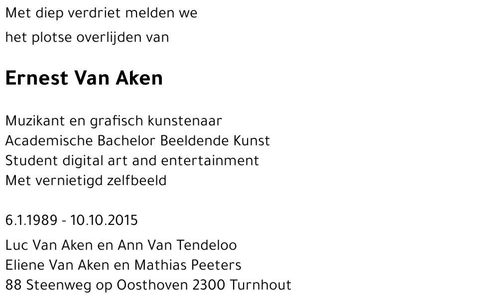 Ernest Van Aken