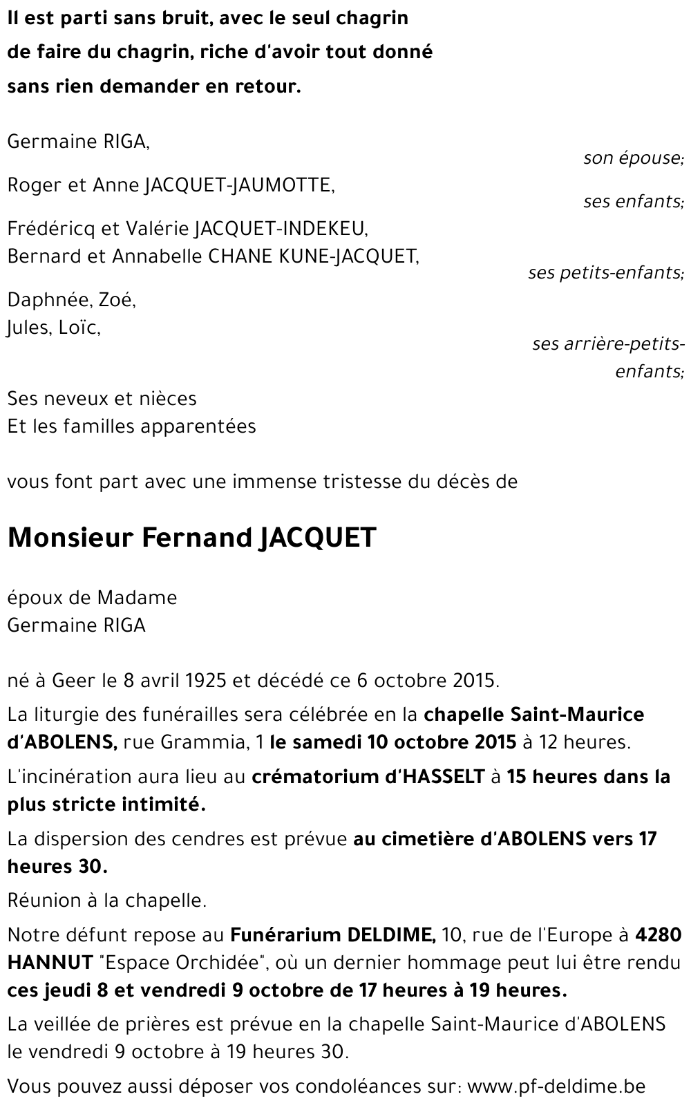 Fernand JACQUET