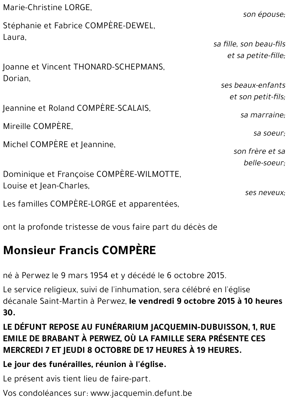 Francis COMPÈRE