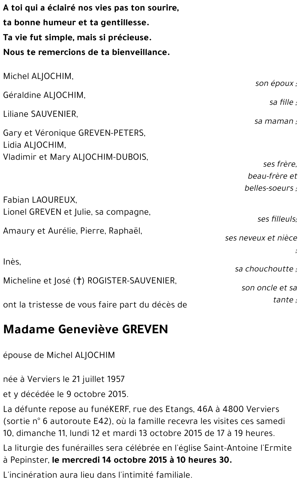 Geneviève GREVEN