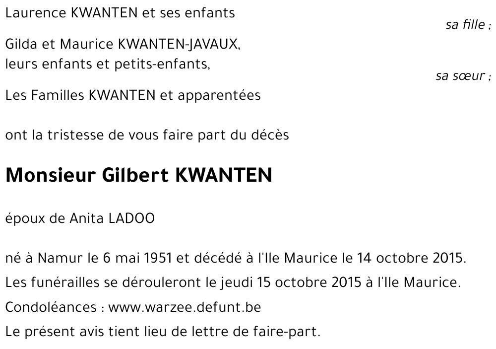 Gilbert KWANTEN
