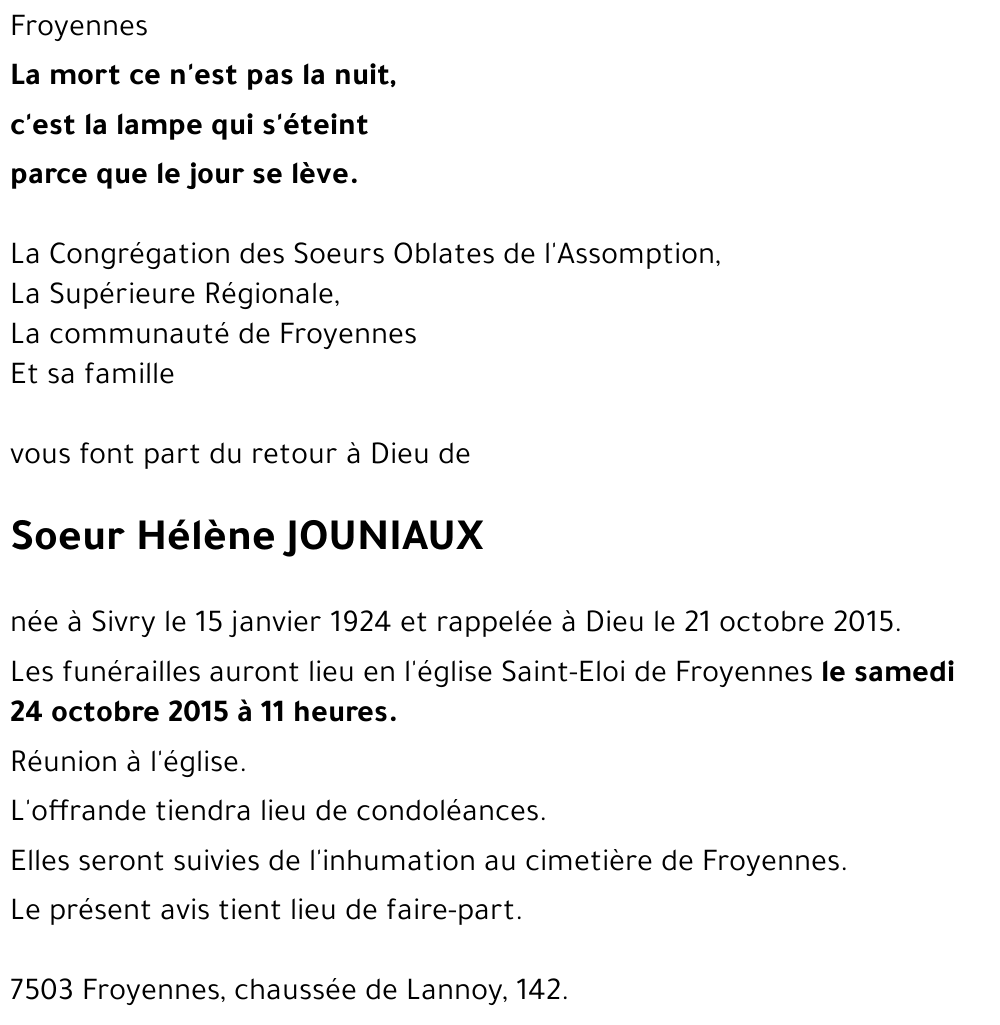 Hélène JOUNIAUX