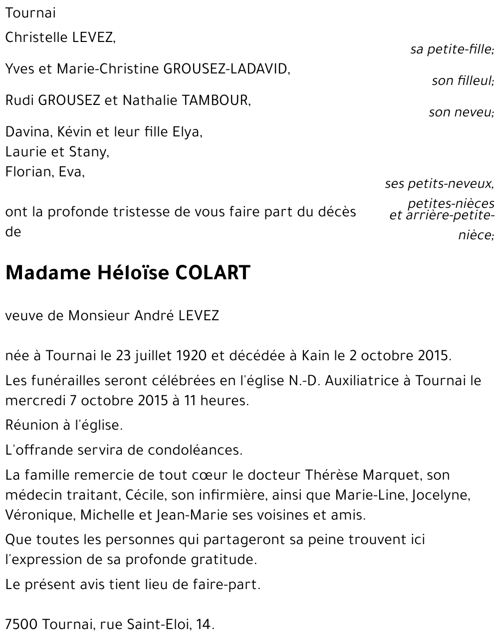 Héloïse COLART