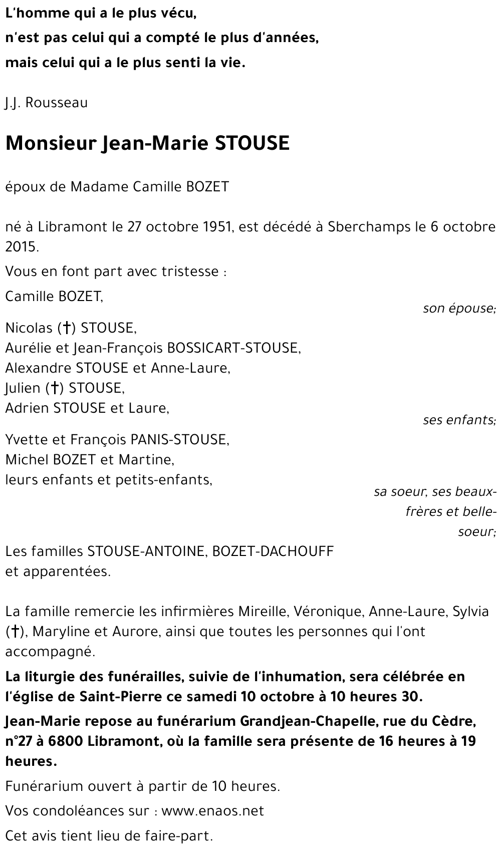 Jean-Marie STOUSE