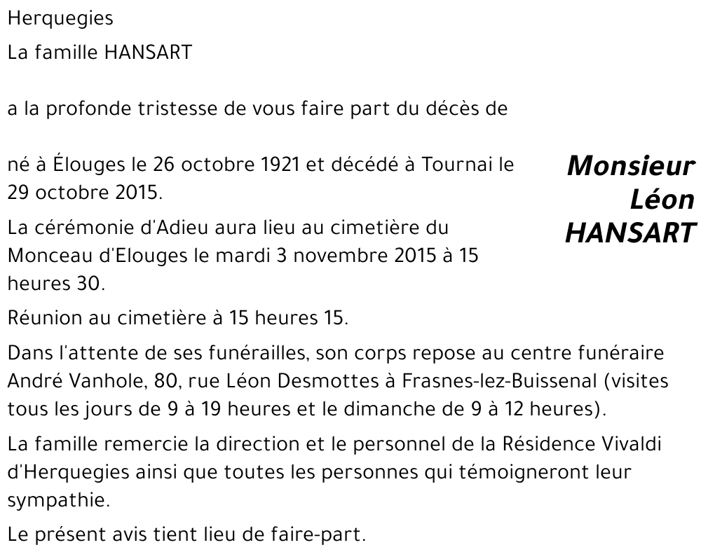 Léon HANSART