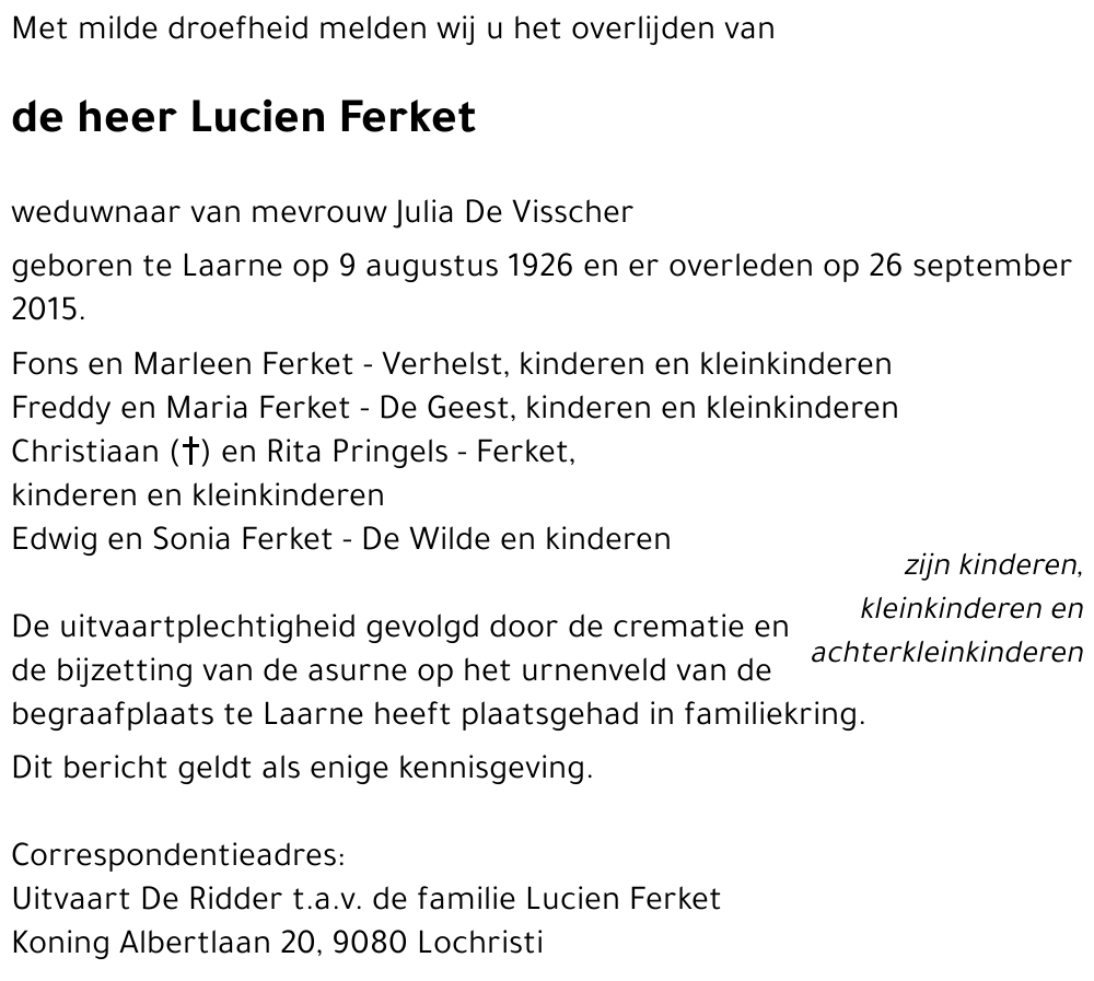 Lucien Ferket