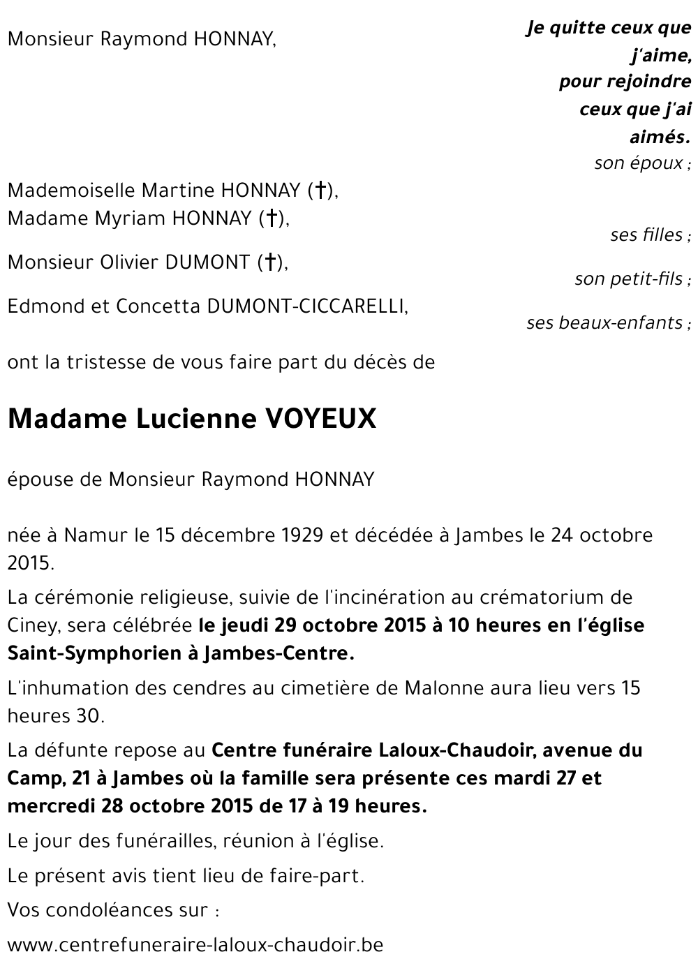 Lucienne VOYEUX