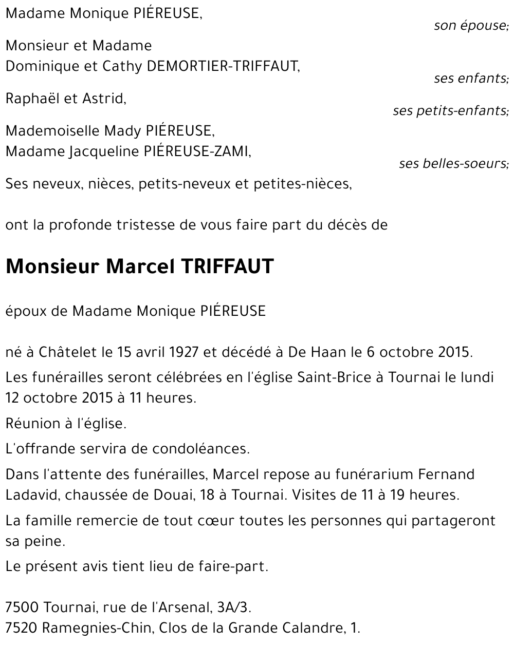 Marcel TRIFFAUT