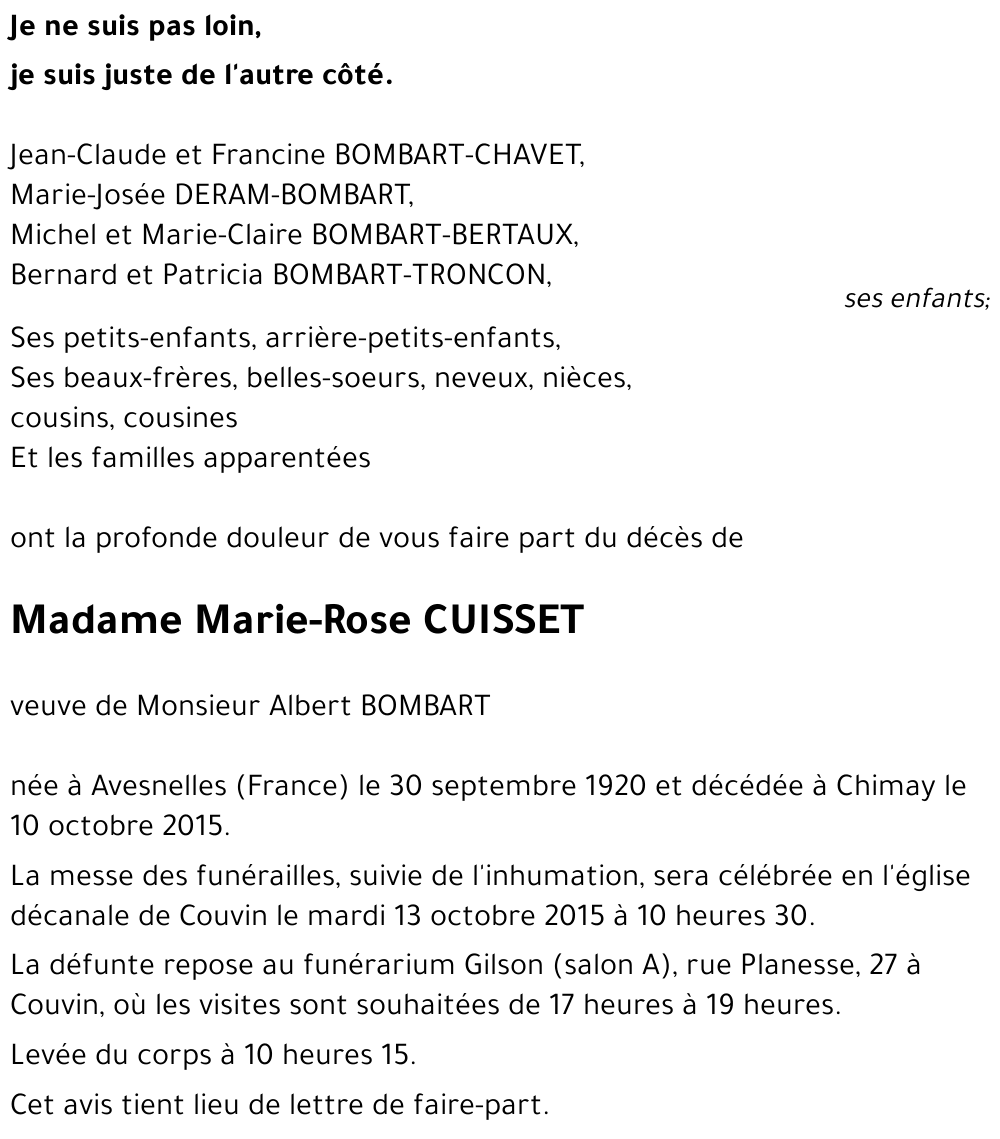 Marie-Rose CUISSET