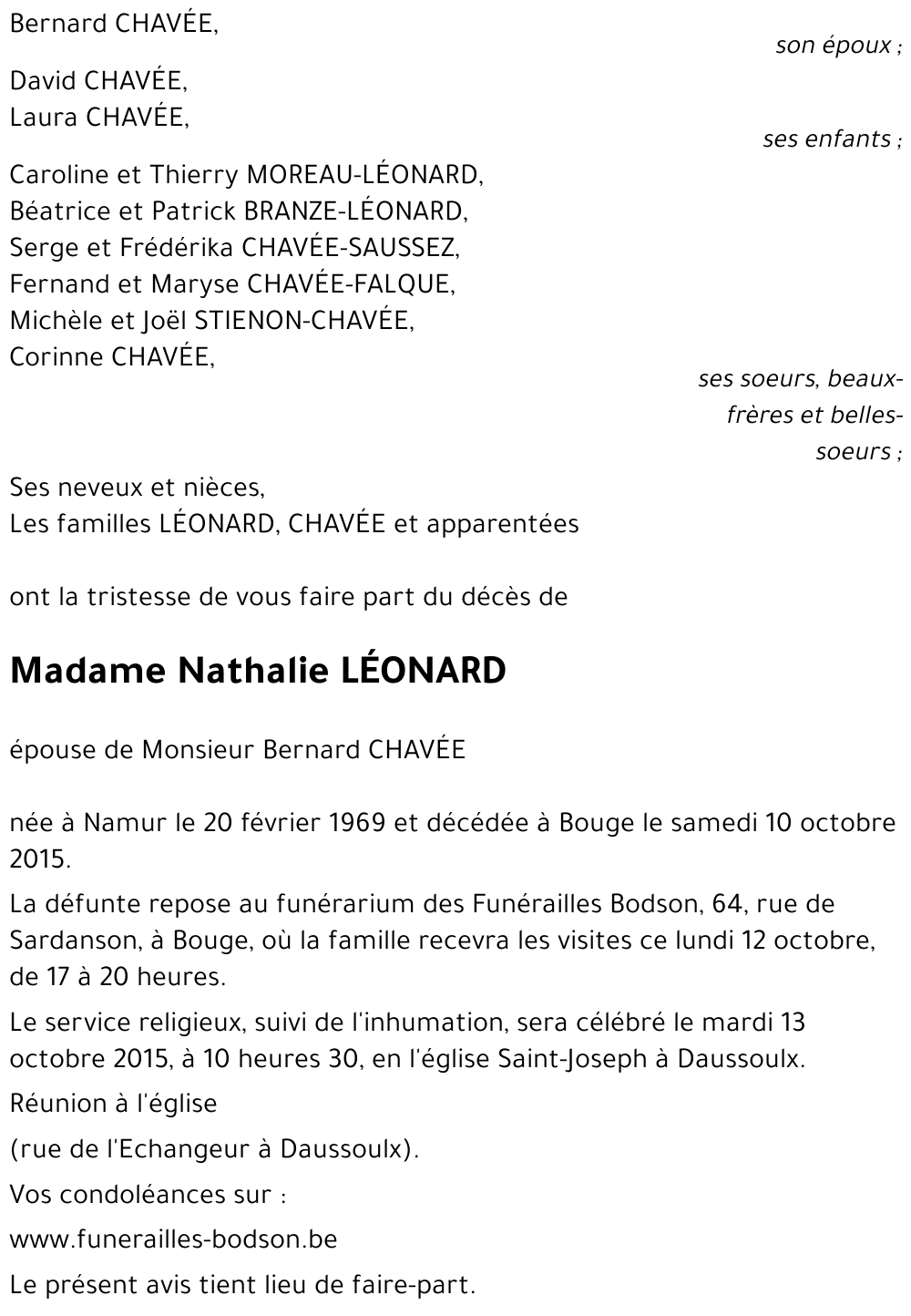 Nathalie LÉONARD