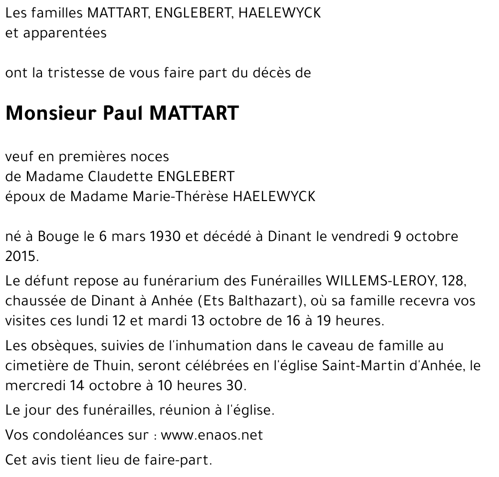 Paul MATTART