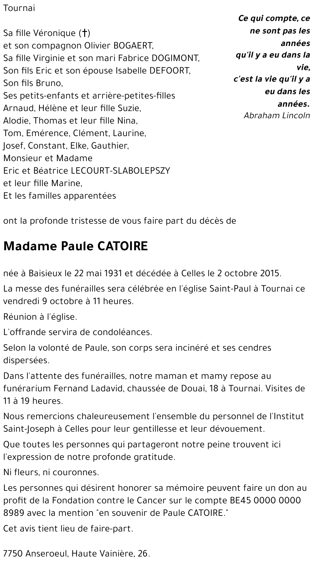 Paule CATOIRE