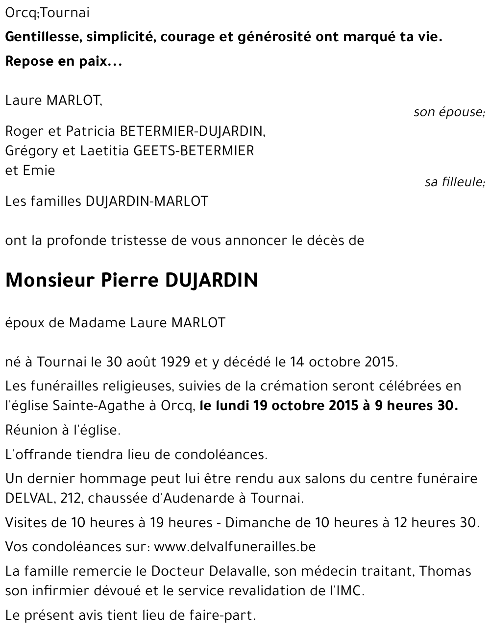 Pierre DUJARDIN