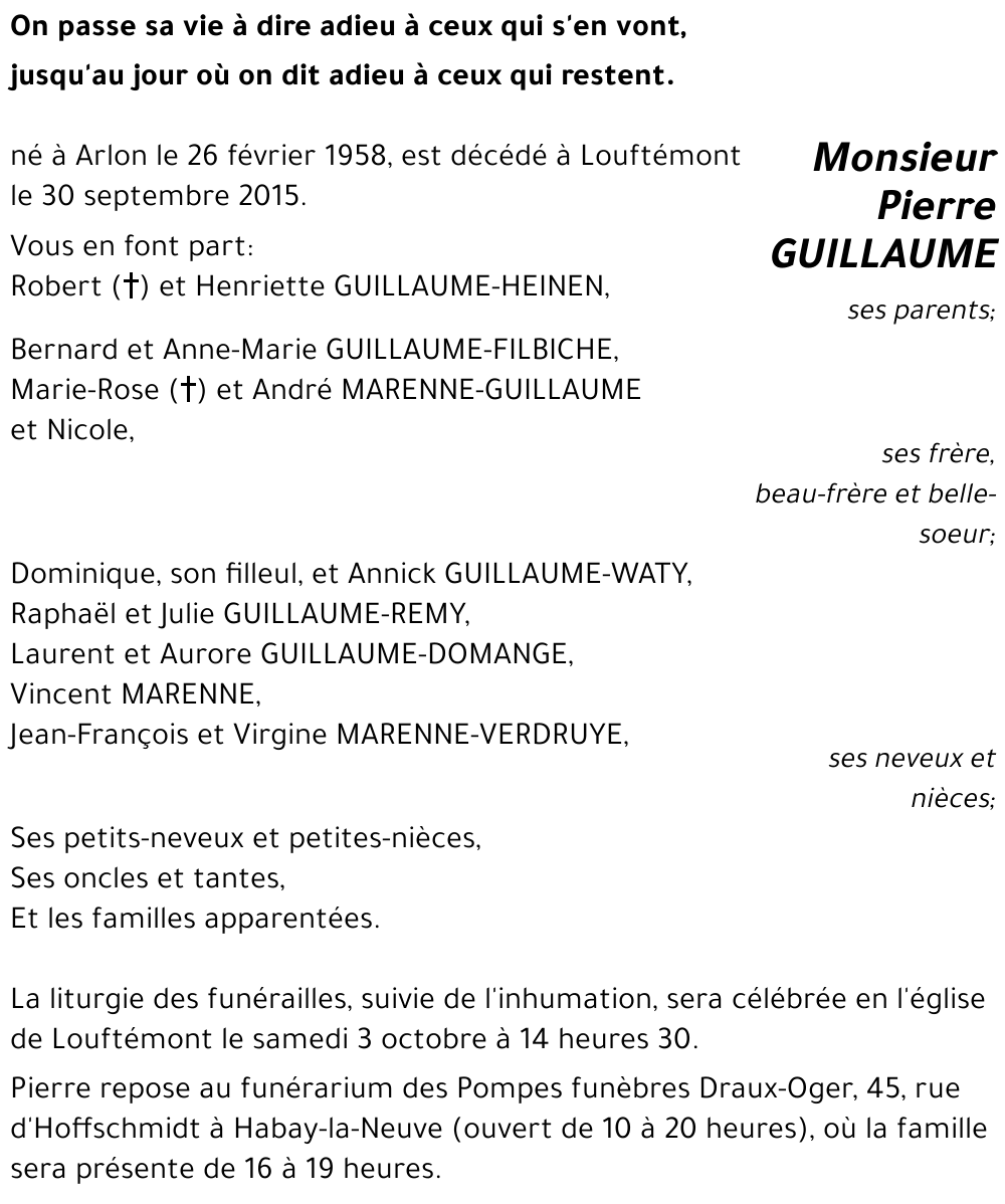 Pierre GUILLAUME