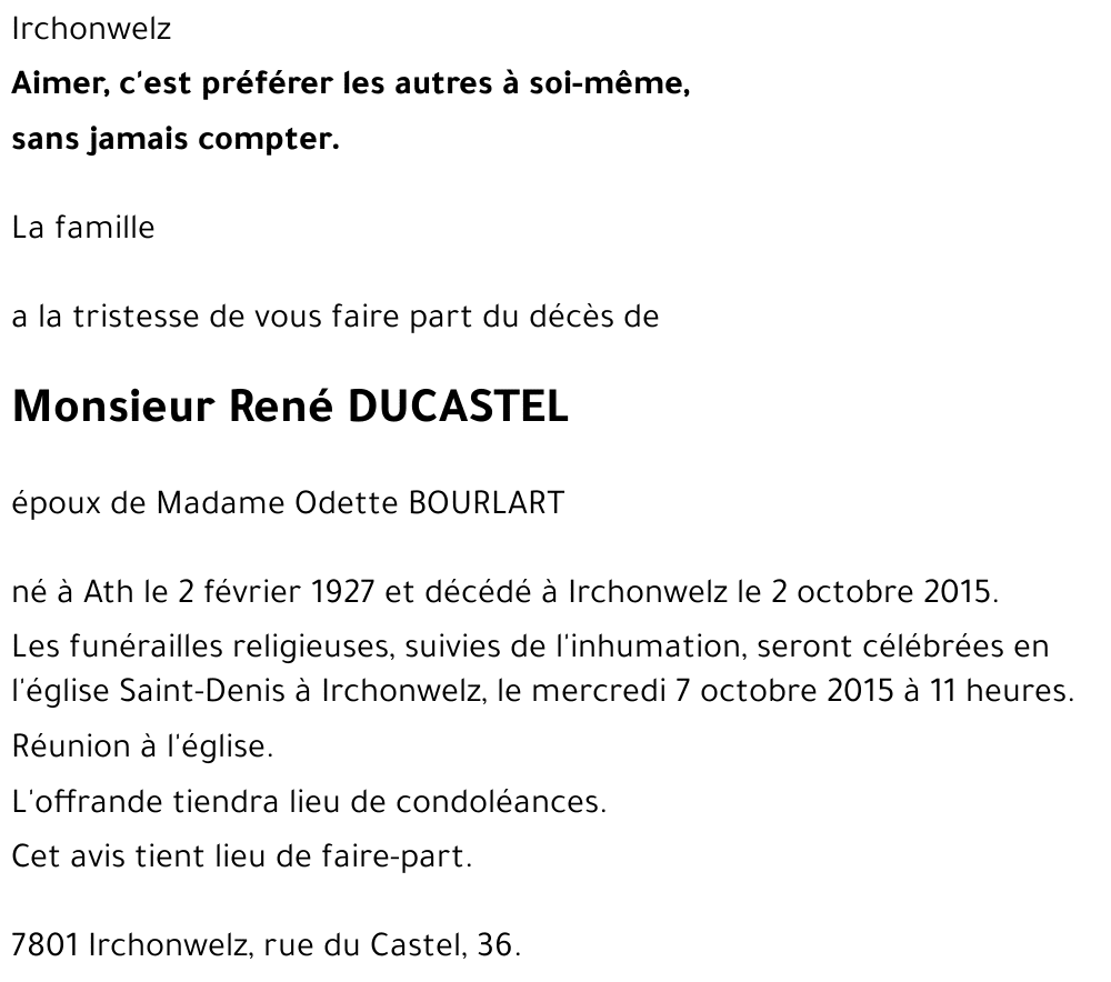 René DUCASTEL