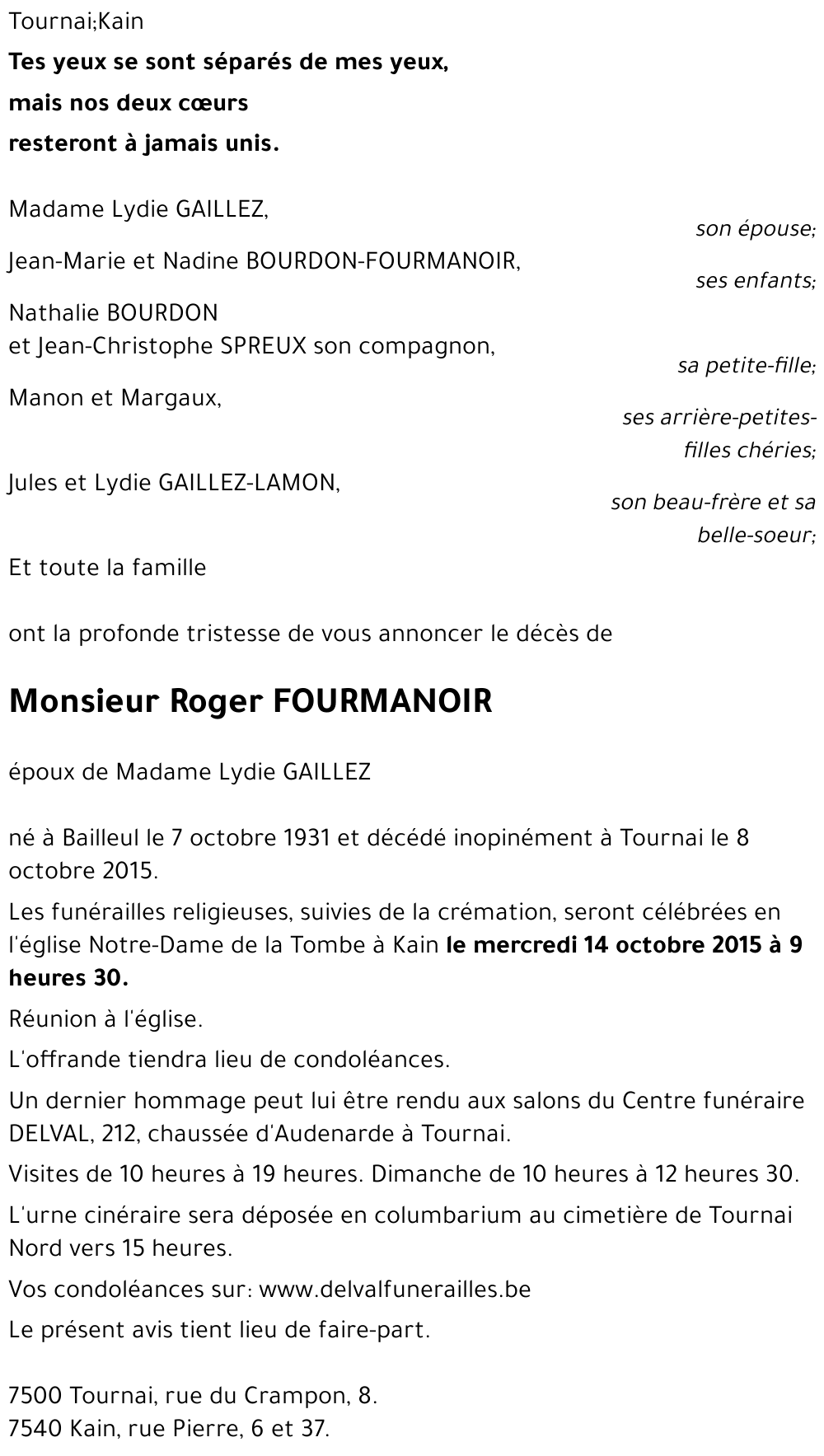 Roger FOURMANOIR