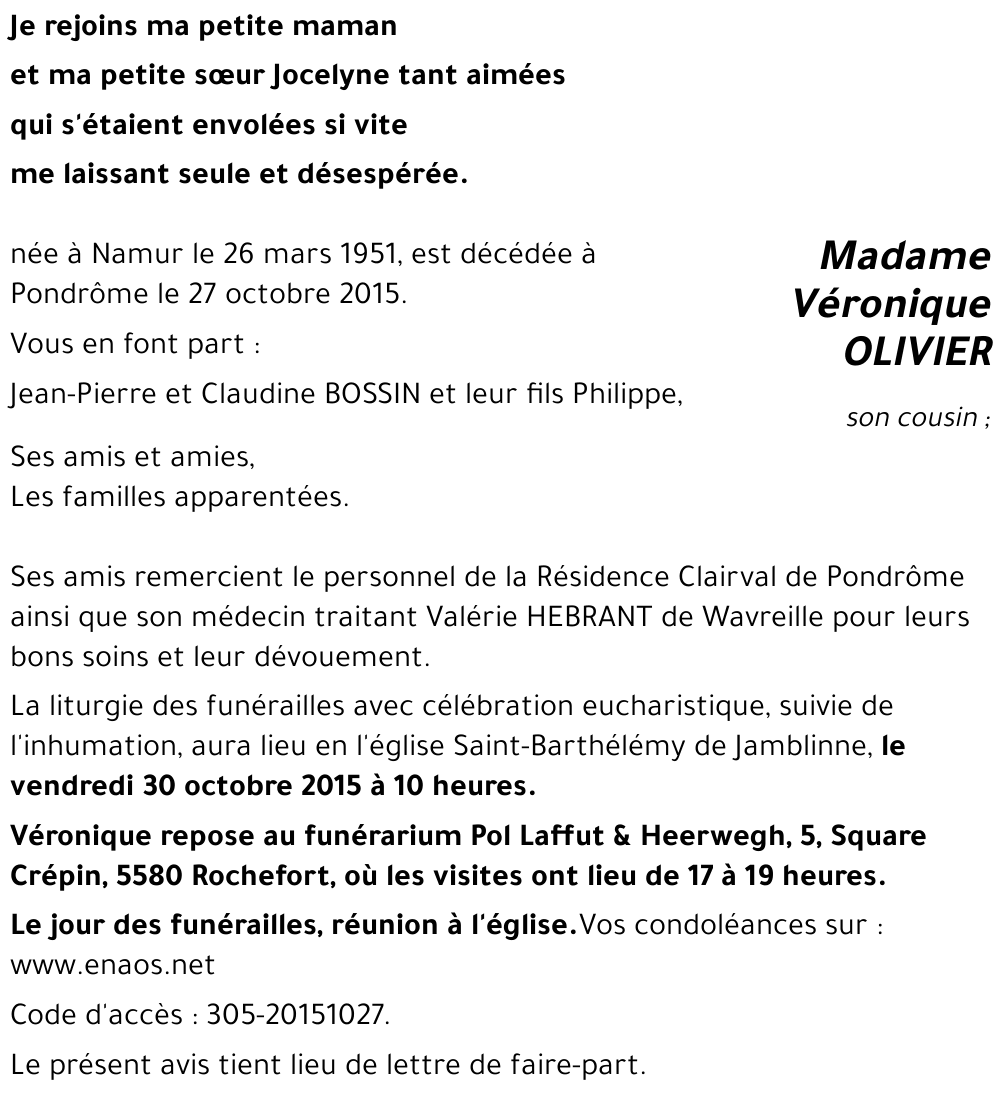 Véronique OLIVIER
