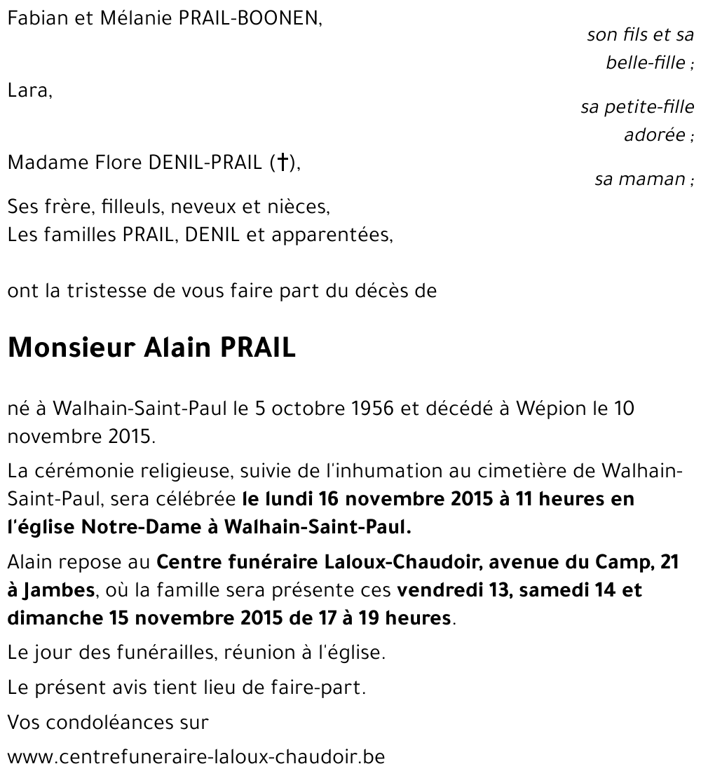 Alain PRAIL