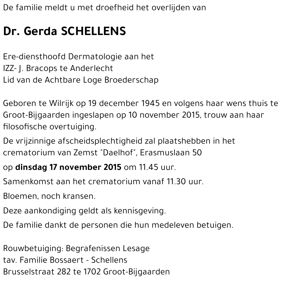Gerda SCHELLENS