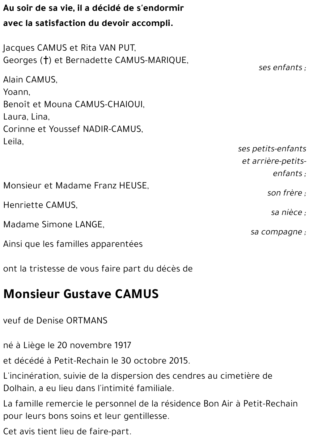 Gustave CAMUS