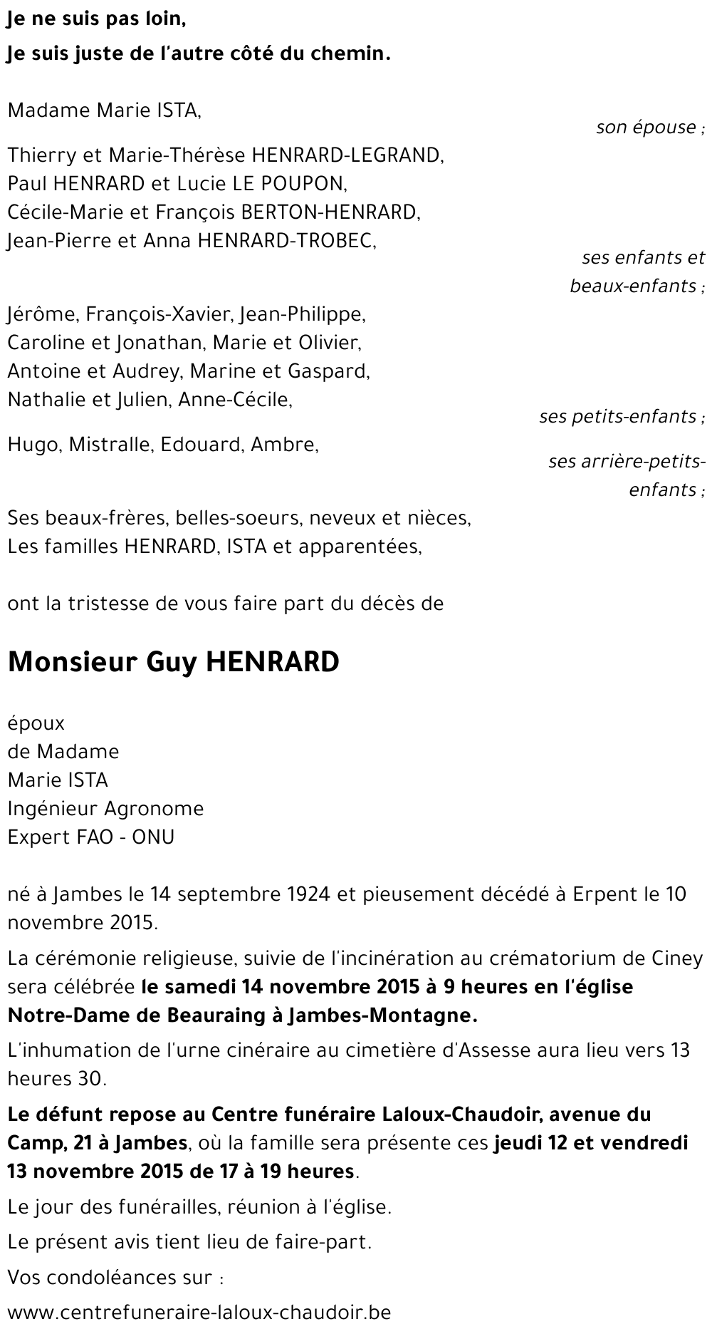 Guy HENRARD