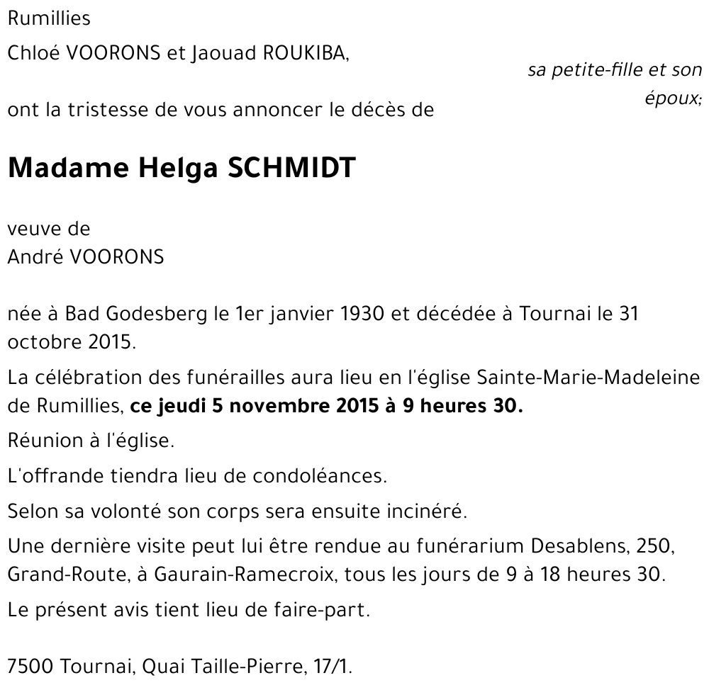 Helga SCHMIDT
