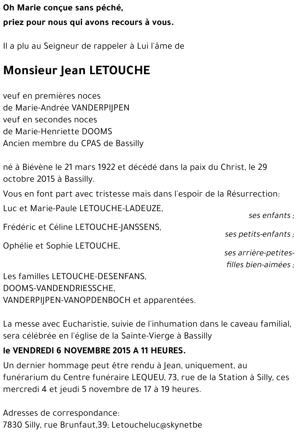 Jean LETOUCHE