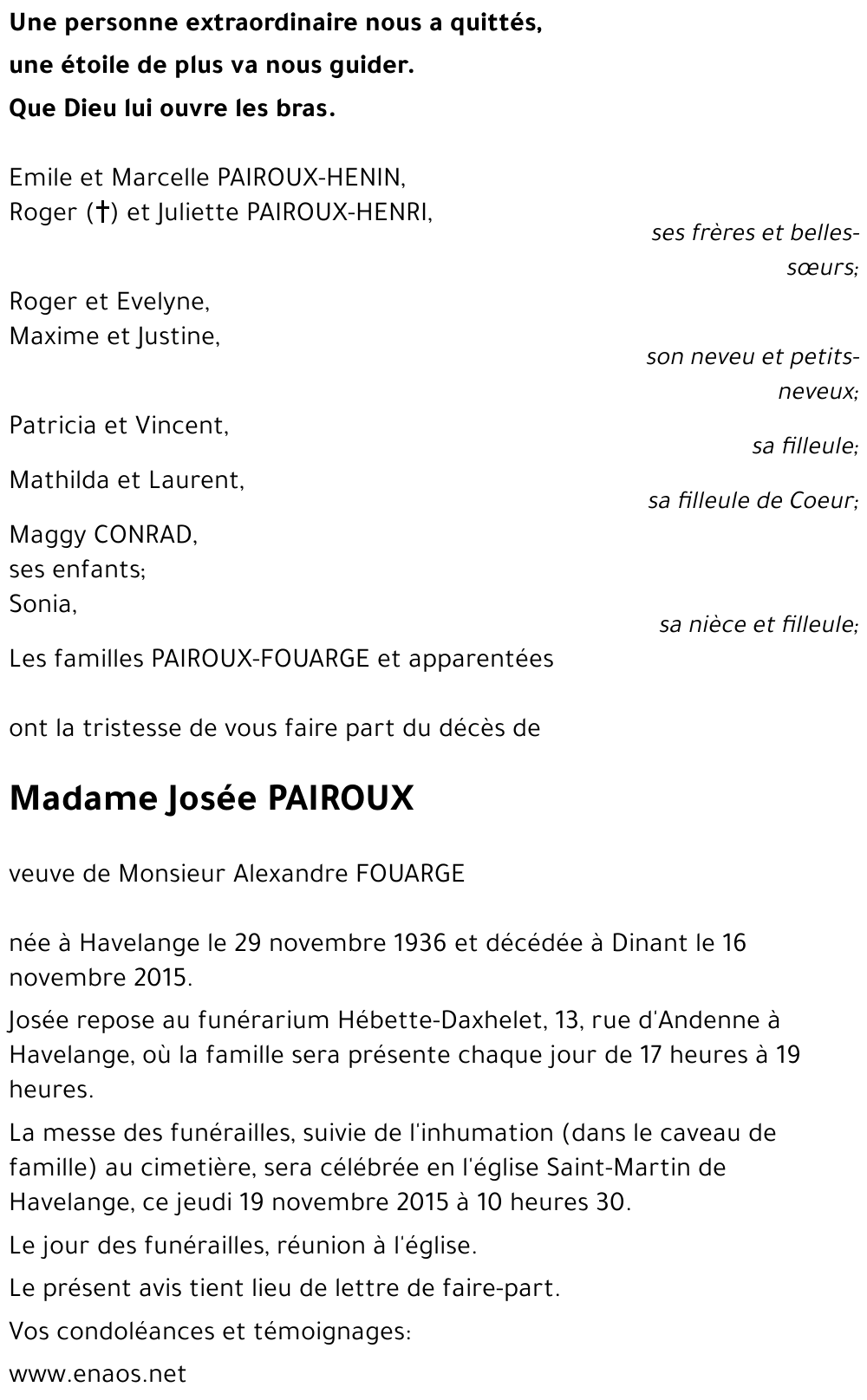 Josée PAIROUX