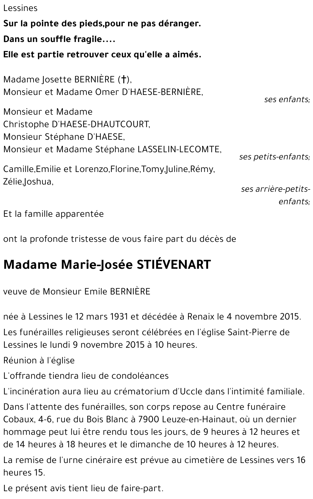 Marie-Josée Stiévenart