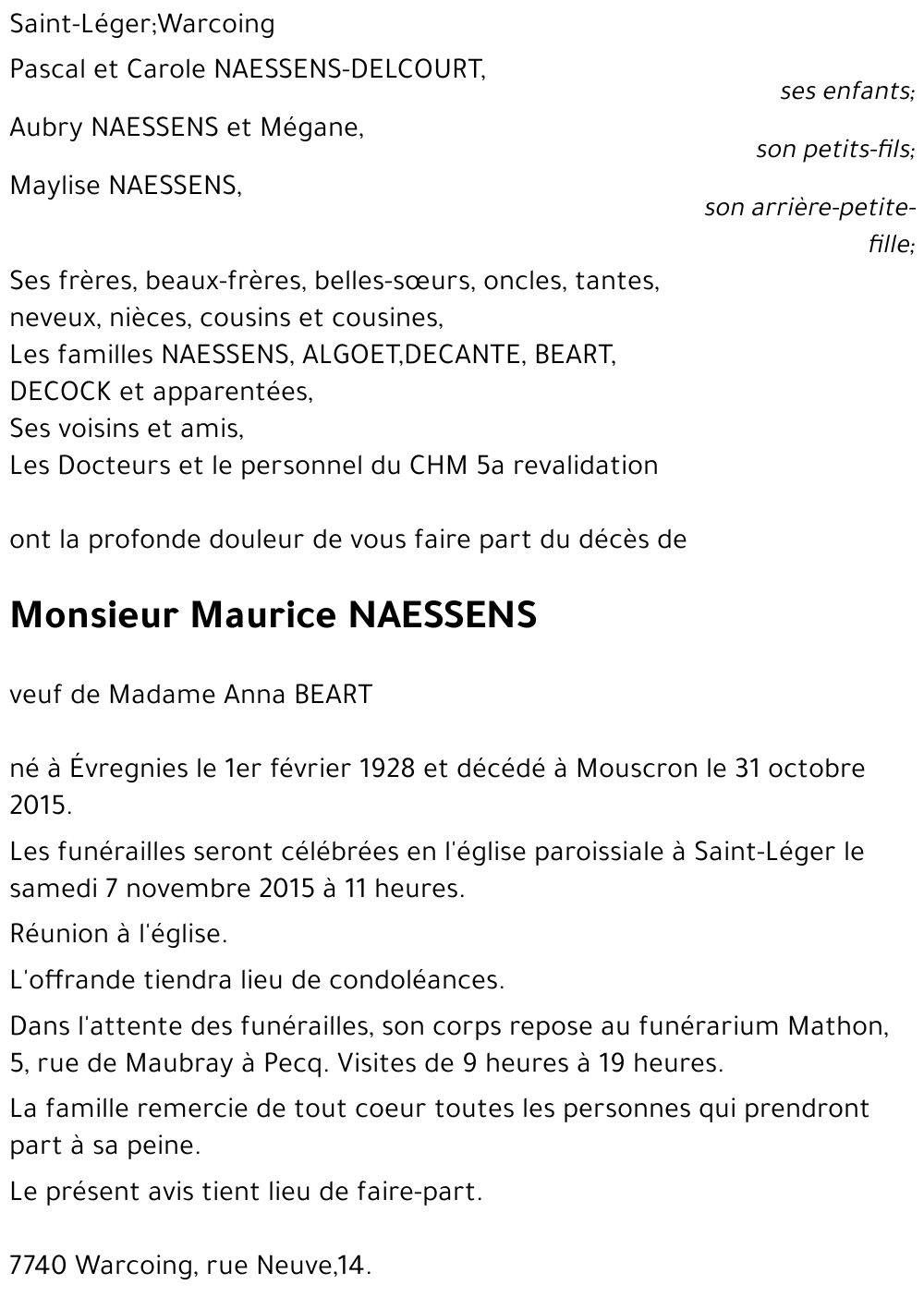 Maurice NAESSENS