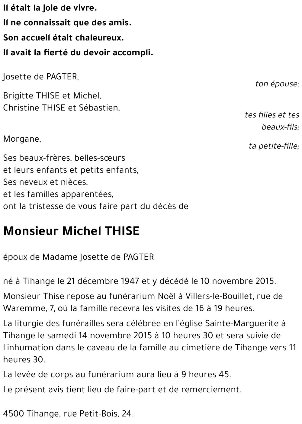 Michel THISE